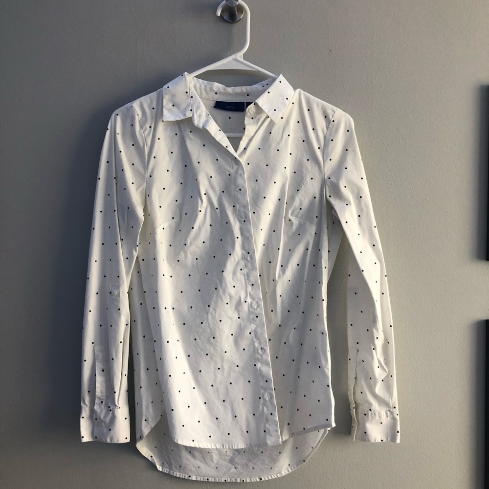 Button up Polka dot blouse